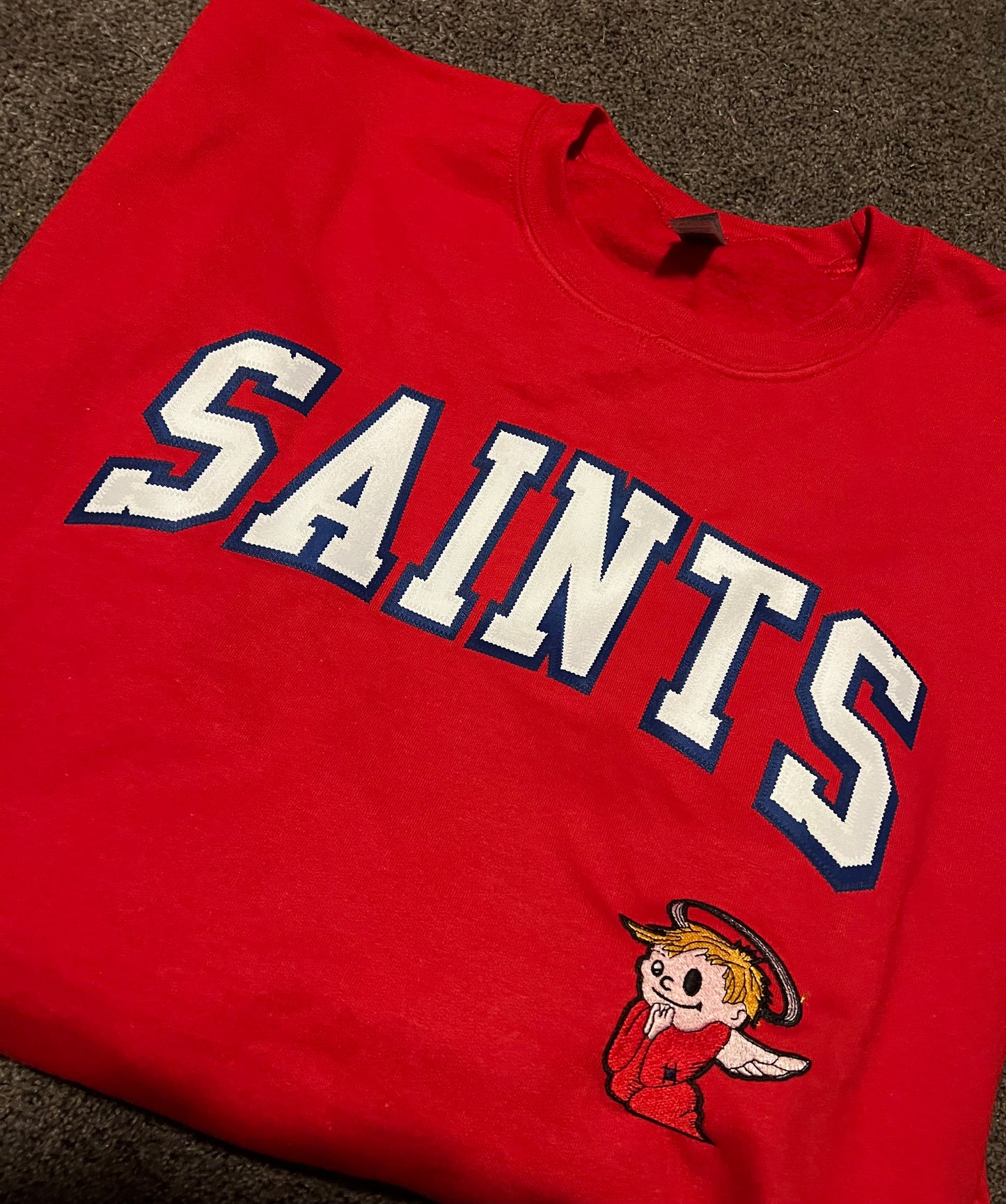 Saints Red Sweatshirt