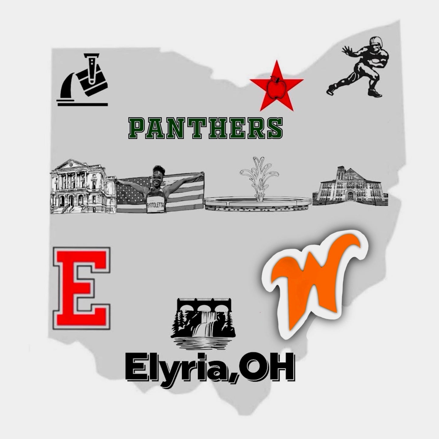 Elyria Landmark T-Shirt
